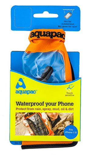 Aquapac - Надежный чехол Mini Stormproof Phone Case Orange