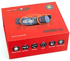 Яркий луч - Компактный налобный фонарь YLP Panda 2M