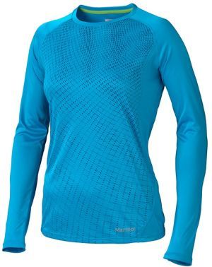 Marmot - Футболка спортивная эргономичная Wm's Crystal LS