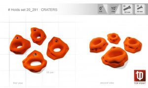 Комплект зацепов для скалолазов Top Point Craters #291