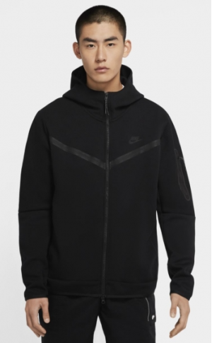 Спортивная ветровка Nike NSW TCH FLC hoodie fz wr
