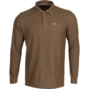 Хлопчатобумажная рубашка Поло с длинным рукавом Сплав