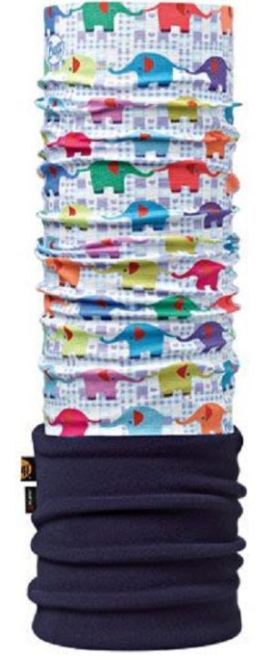 Buff – Детская флисовая бандана Baby Polar Elephant/Navy