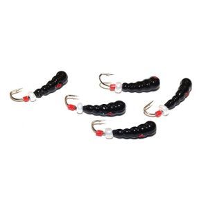 Россия - Приманка свинцовая с трубкой и бисером упаковка 10 штук Личинка