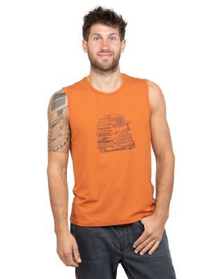 Chillaz - Яркая майка Calanques Lettering Bus