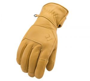 Black Diamond - Классические кожаные перчатки на флисе Kingpin Glove