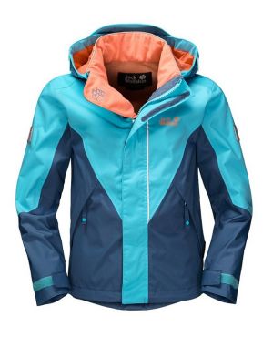 Jack Wolfskin — Куртка водозащитная девичья Green Terrain Girls