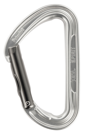 Прочный алюминиевый карабин с прямой защелкой Petzl Spirit