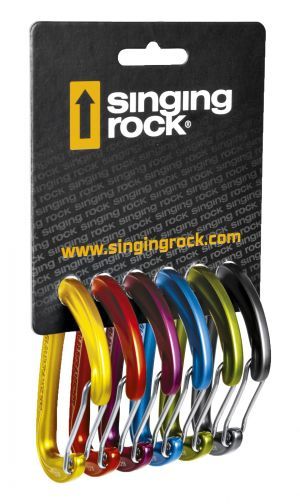 Карабины удобные в наборе Singing Rock Vision 6 pack