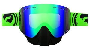 Dragon Alliance - Маска для мотокросса NFX (оправа Greenblack Split, линзы Green Ionized + Clear)
