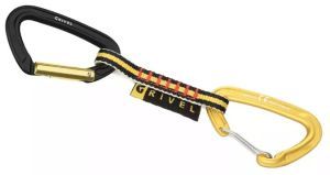 Grivel - Оттяжка с карабинами для альпинизма 5 штук Beta light Dyn (K3S+K3W)