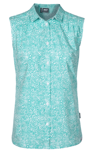 Jack Wolfskin - Рубашка с коротким рукавом женская Wahia Print Sleeveless Shirt W