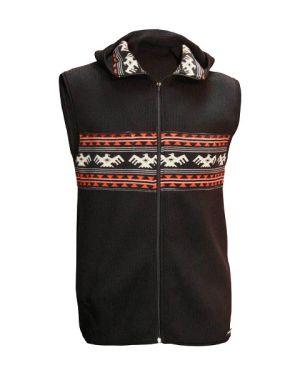 Шерстяная безрукавка с подогревом и капюшоном мужская Redlaika Arctic Merino Wool RL-TM-08 (4400 мАч)