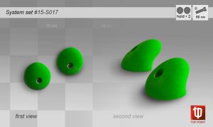 Яркий тренажер для пальцев и рук Top Point System set #S017