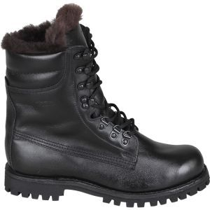  Ботинки кожаные с натуральным мехом Сплав Англия