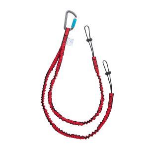 Стропа двойная эластичная с петлей с карабином с байонетной муфтой Венто (до 10 кг)