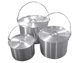 Tramp - Комплект котлов алюминиевых с крышкой