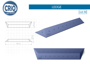 Надежный рельеф для скалолазания Crio Holds Ledge