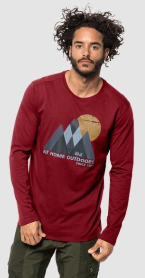 Стильный лонгслив Jack Wolfskin Mountain Longsleeve M