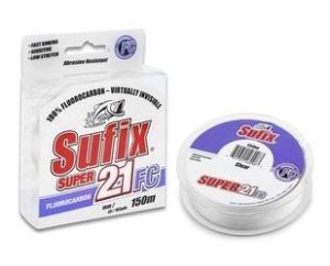 Sufix - Рыболовная леска Super 21 Fluorocarbon + кусачки RCDMC