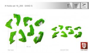 Комплект спортивных зацепов Top Point Sand S #269