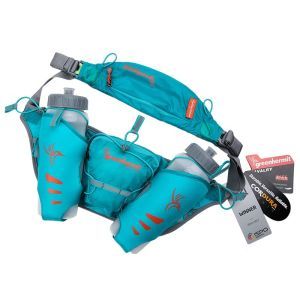 Поясная моделируемая сумка c 2-мя бутылками Green Hermit Title hydration belt