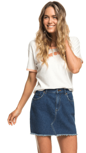 Roxy - Стильная джинсовая юбка Icon