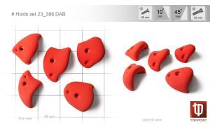 Набор скалолазных зацепов Top Point DAB #386