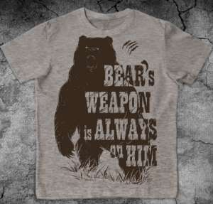 Макс-Экстрим - Добротная мужская футболка Медведь