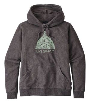 Patagonia - Комфортная толстовка Live Simply Summit Stones MW Hoody