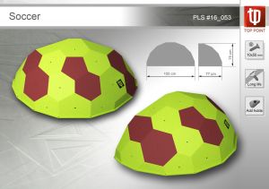 Накладной рельеф для скалолазания Top Point Soccer