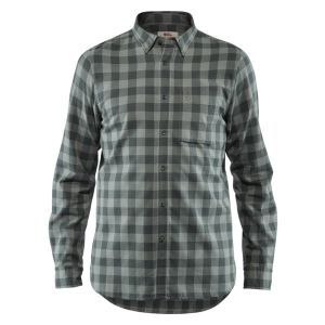 Fjallraven - Практичная рубашка из хлопка Ovik Check LS