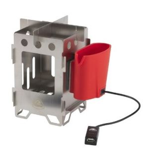 Robens - Туристическая щепочница Woodsman Stove & Charger