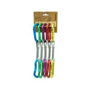 Kong - Оттяжки с карабинами (5 шт.) Express Trapper Anod Color Dyneema