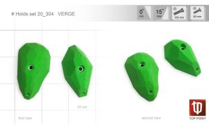 Функциональный набор зацепов для скалолазания Verge #304