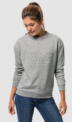 Jack Wolfskin - Удобный пуловер Logo Sweatshirt W