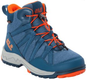 Яркие детские ботинки Jack Wolfskin Thunderbolt Texapore Mid K