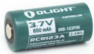 Защищенный аккумулятор Olight 16340 3,7 B 650 mAh