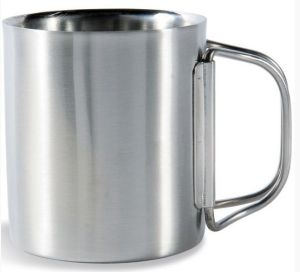 Термокружка из нержавеющей стали со складной ручкой Tatonka Thermo 0.25