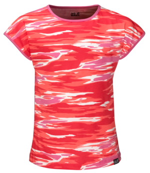 Jack Wolfskin — Футболка летняя для девочки COASTAL WAVE T GIRLS