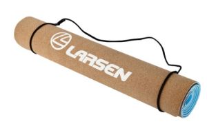 Larsen - Эластичный коврик для спорта TPE + пробка (173х61х0.4)