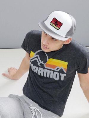 Marmot - Мужская бейсболка с логотипом Origins Flat Bill