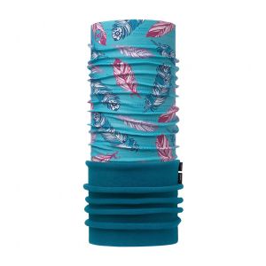 Buff – Зимняя бандана для детей Polar Junior Feathers Pool Ol/Ocean