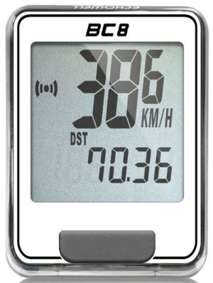 Echowell - Простой в использовании проводной велокомпьютер 8 функций BC8
