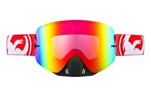 Dragon Alliance - Маска для мотокросса NFX (оправа Fade Orange,линзы Red Ionized + Clear)