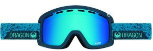 Dragon Alliance - Горнолыжные очки D1 (оправа Stone Blue, линзы Blue Steel + Yellow Red Ion)
