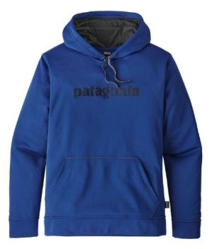 Теплая толстовка Patagonia Text Logo Polycycle Hoody