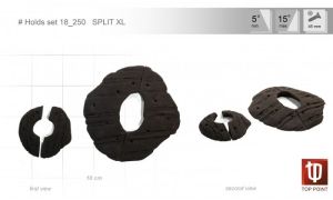 Комплект зацепов для скалодрома Top Point Split ХL #250