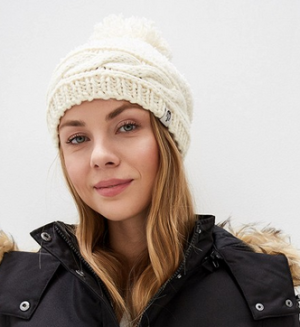 The North Face - Стильная женская шапка Mixed Stitch