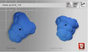 Яркий рельеф для скалолазания Top Point #118